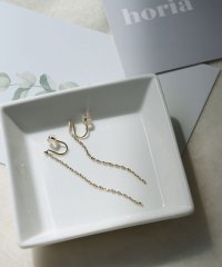 colleca la/コレカラ colleca la ノンホール・ロングラインストーンイヤリング/507605747