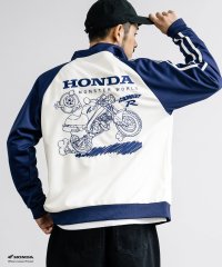 Rocky Monroe/ロッキーモンロー Rocky Monroe トラックジャケット コラボ ホンダ HONDA メンズ レディース ジャージ 長袖 ライトアウター 刺繍 ロゴ ワッ/507605754