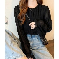 miniministore/ミニミニストア miniministore シャーリングブラウス 長袖トップス韓国風/507605776