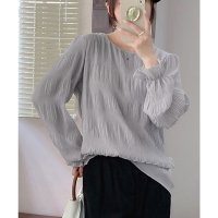 miniministore/ミニミニストア miniministore シャーリングブラウス 長袖トップス韓国風/507605776