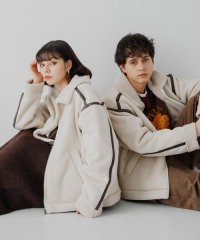 SENSE OF PLACE by URBAN RESEARCH/フェイクムートンボアジップブルゾン/507605975