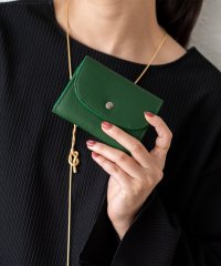 VitaFelice/ヴィータフェリーチェ VitaFelice 牛革フラップミニ財布/507606140