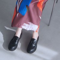 enchanted/エンチャンテッド enchanted メタリックアクセントタンクソールビットローファー/507606455