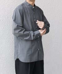 SHIPS any MEN/SHIPS any: 〈洗濯機可能〉LIM BLESS ソリッド / ストライプ バンドカラー シャツ◇/506571670