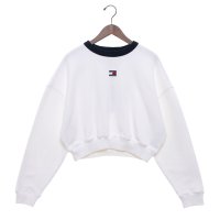 TOMMY HILFIGER/トミー ヒルフィガー TOMMY HILFIGER オーバーサイズクロップドスウェットバッジクルーネックトレーナー/507606496