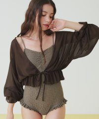 SEA DRESS/ボレロ付フリルデザインワンピース/セット水着/507608664