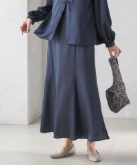 SHIPS WOMEN/〈結婚式・パーティ〉【SHIPS別注】troisiemeCHACO:〈手洗い可能〉サテン マーメイド スカート/507608673