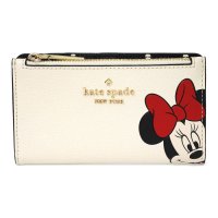 kate spade new york/ケイトスペードニューヨーク kate spade new york 2つ折り財布 ディズニー×ケイト・スペード ニューヨーク ミニーマウス スモール スリム バ/507608766