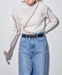 MAISON BREEZE reveur/メゾンブリーズレヴール MAISON BREEZE reveur メロー配色 ニット タートルネック リブニット ハイネック 長袖 トップス DTK/507609294