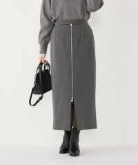 SHIPS Colors WOMEN/SHIPS Colors:〈手洗い可能〉ストライプ ジップ タイトスカート グレー◇/507609324