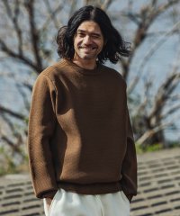 +phenix/プラスフェニックス +phenix HYBRID KNITTED LONG SLEEVE PULL OVER ハイブリッド ニット ロングスリーブ プルオーバー/507609658