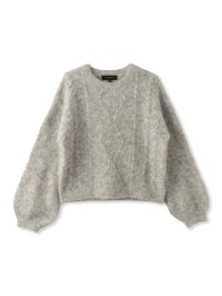 LAUTREAMONT DECLASSE/ロートレアモン デュクラス LAUTREAMONT DE CLASSE モヘアケーブルニット/507609762