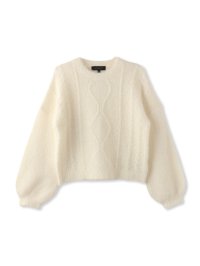 LAUTREAMONT DECLASSE/ロートレアモン デュクラス LAUTREAMONT DE CLASSE モヘアケーブルニット/507609762