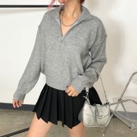 non-hedge/ノンヘッジ non－hedge ハイネックハーフZIPトップス/507609822