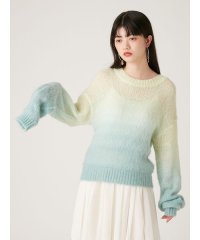 LILY BROWN/グラデーションモヘアニットトップス/507610203