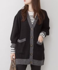 atONE/アットワン atONE コンビネーションカラーVネックカーディガン/507611476