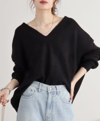 atONE/アットワン atONE ディープVネックセーター/507611477
