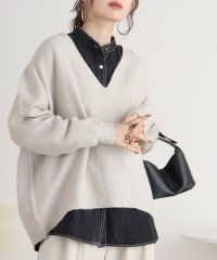 atONE/アットワン atONE ディープVネックセーター/507611477