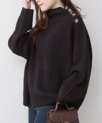 atONE/アットワン atONE バルキーサイドボタンハイネックセーター/507611478