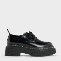 CHARLES & KEITH/レースアップ プラットフォームオクスフォード/507611522