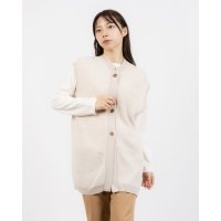 mideu/ミ・デゥー mi・deu・・・ 編地切替バンドカラーベスト/507610155