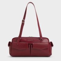 CHARLES & KEITH/Rachel レイチェル イロンゲイテッドマルチポケットショルダーバッグ/507611526