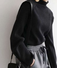 VIVIDLADY/ビビッドレディ VIVIDLADY ボトルネックニット ぽわん袖 レディース 秋 冬 ハイネック リブニット 秋冬 冬 トップス 長袖 ニット 秋冬 ニット レ/507613941