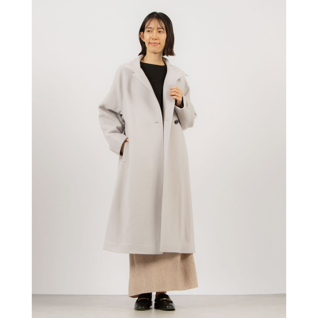 若者の大愛商品 セール】ドゥ アルシーヴ DOUX ARCHIVES PECOLAMBスタンドカラー ジャケット・アウター