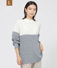 エヴェックス バイ クリツィア　Lサイズ/【L】【カタログ掲載品】【ウォッシャブル】ラメバイカラープルオーバーニット/506972244