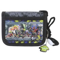 cinemacollection/シネマコレクション cinemacollection スプラトゥーン 子供用財布 キッズウォレット BLACK サンアート キッズ財布 キャラクター グッズ/507618856
