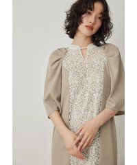 niana/ニアナ niana スイッチカラードレス キーホールネック レース 結婚式 成人式 同窓会 デイリー パーティードレス オケージョンドレス お呼ばれワンピース/507618981