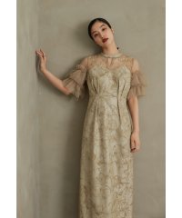 niana/ニアナ niana スパンコール刺繍レースドレス キーホールネック 結婚式 成人式 同窓会 ディナー デイリー パーティードレス オケージョンドレス お呼ばれワ/507618986