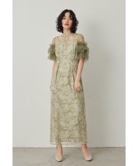niana/ニアナ niana スパンコール刺繍レースドレス キーホールネック 結婚式 成人式 同窓会 ディナー デイリー パーティードレス オケージョンドレス お呼ばれワ/507618986