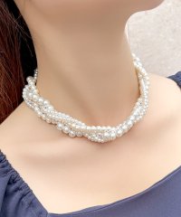 Retica/レティカ Retica 大中小パールねじれネックレス/507619067