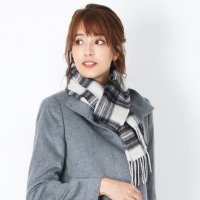 Filomo/フィローモ Filomo チェック柄カシミヤマフラー/507619335