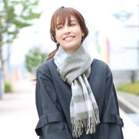 Filomo/フィローモ Filomo カシミヤマフラーチェック柄/507619338
