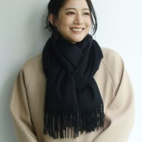 Filomo/フィローモ Filomo [Filomo]カシミヤブレンドストールチェック無地/507619340