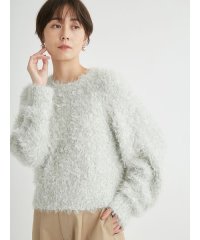 emmi atelier/チュール×シャギーニットプルオーバー/507619478