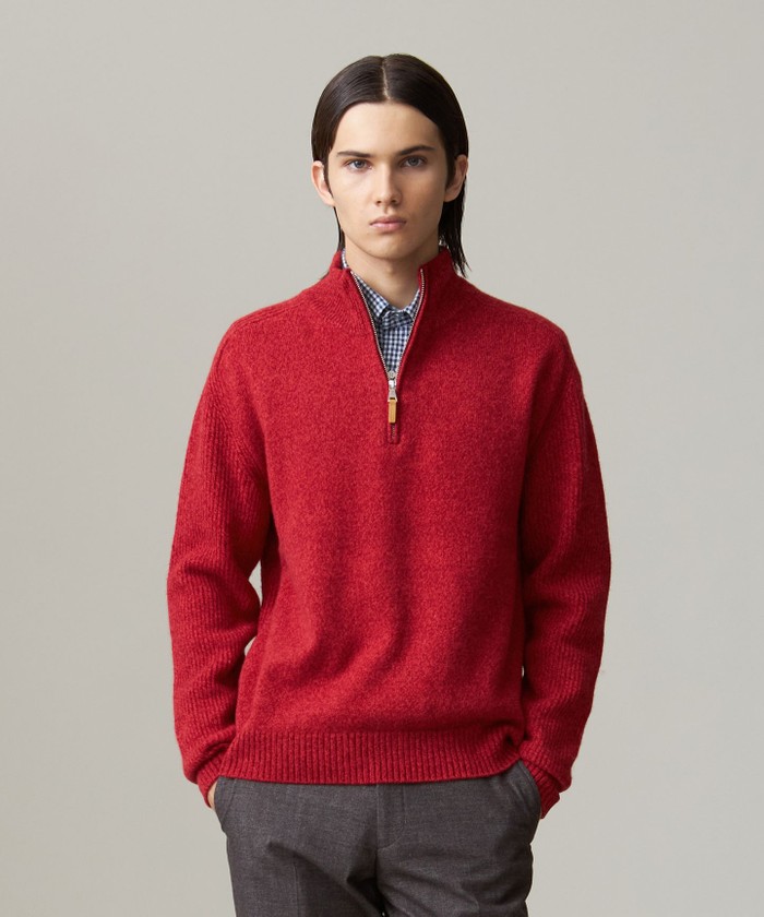 24SS PHEENY フレンチテリーハーフジッププルオーバー 24SS PHEENY フレンチテリーハーフジッププルオーバー