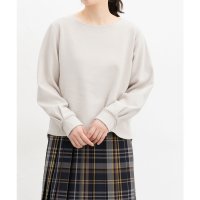 Honeys/ハニーズ Honeys あったかトップス トップス カットソー 長袖 ハニぽか あったか 綿混 裏シャギー ボートネック 無地 レディース/507621272