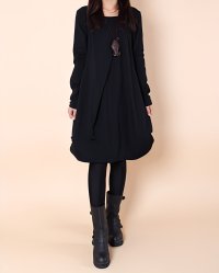 Lily of Valley/リリーオブバリー Lily of Valley 大人可愛い チュニック ワンピース 秋 冬 秋冬 レディース チュニックワンピース 30代 40代/507017003