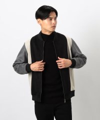 COMME CA ISM MENS/ブロッキング ブルゾン/507595826