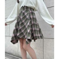 F.i.n.t/フィント F i.n.t ランダムヘムチェックミニスカート/507621610