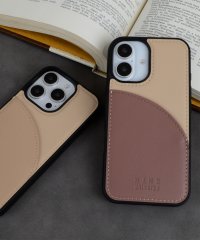 nano・universe/ナノ・ユニバース NANO universe iPhone16 16Pro ケース カードポケット付き背面ケース バイカラー スマホケース nano unive/507622207