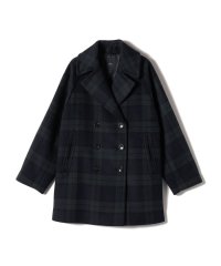 SHIPS WOMEN/SHIPS Primary Navy Label:ブラックウォッチ Pコート/507622457