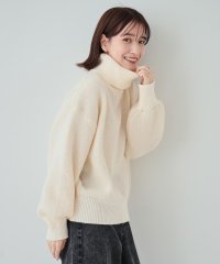 SHOO・LA・RUE Cutie Blonde/キューティーブロンド Cutie Blonde 配色ラメジャカード タートルネック/507625794