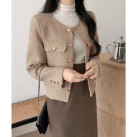 miniministore/ミニミニストア miniministore ツイード風 ジャケット レディース韓国風/507625820