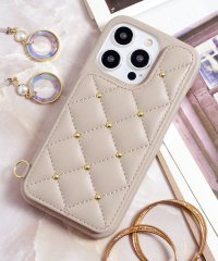 CECIL McBEE/セシルマクビー CECIL McBEE スマホケース iPhone16 iPhone16Pro ケース キルティング 背面ケース セシルマクビー CECIL M/507627106
