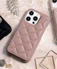 CECIL McBEE/セシルマクビー CECIL McBEE スマホケース iPhone16 iPhone16Pro ケース キルティング 背面ケース セシルマクビー CECIL M/507627106
