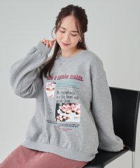 SHOO・LA・RUE Cutie Blonde/【S－LL／あったか裏起毛】グラフィックアソート スウェットプルオーバー【SHOO WARM】/507628382